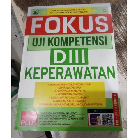 Jual Buku Fokus Uji Kompetensi D III Keperawatan Shopee Indonesia