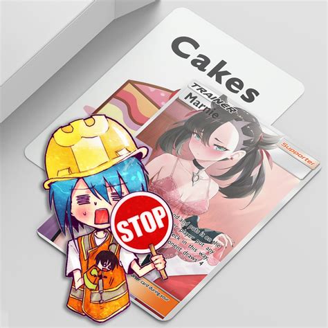 Trainer Supporter Card Pokemon Sexy Erotic Ecchi Hentai Lewd Etsy