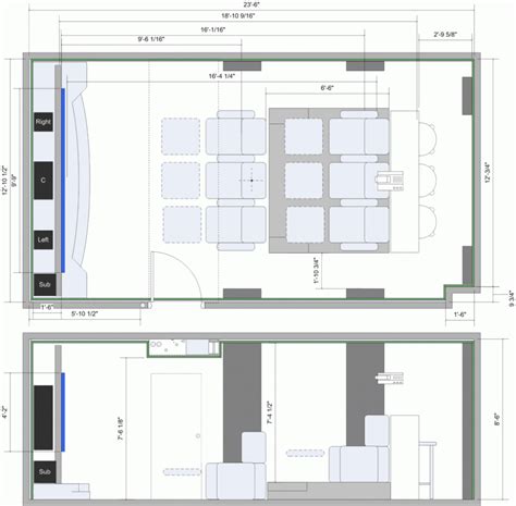 Prepossessing Home Theater Design Layout And Theatre Layouts Basement