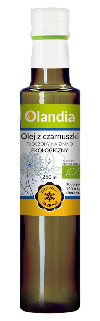 Olej Z Czarnuszki BIO 250 Ml Olandia