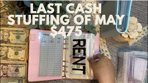 Cash Envelope Stuffing May Paycheck Bills And Sinking