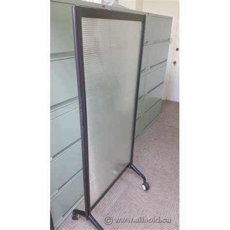 Rolling Translucent Panel Office Room Divider - Allsold.ca - Buy & Sell ...