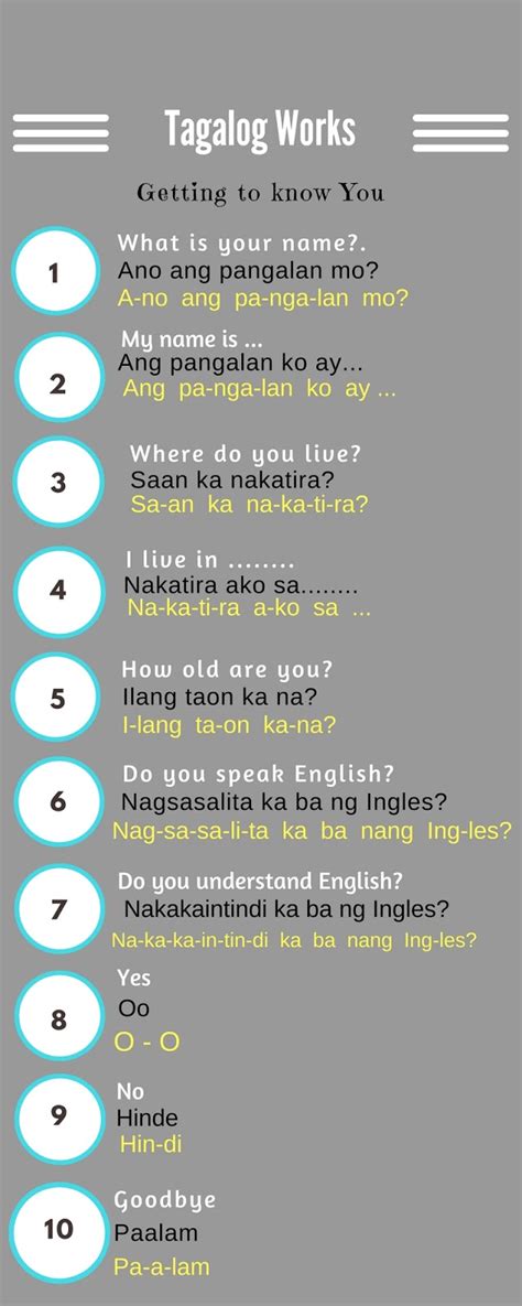 Greetings and introductions in Tagalog