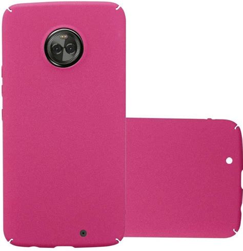 Cadorabo Hoesje Geschikt Voor Motorola MOTO X4 In FROSTY ROZE Hard