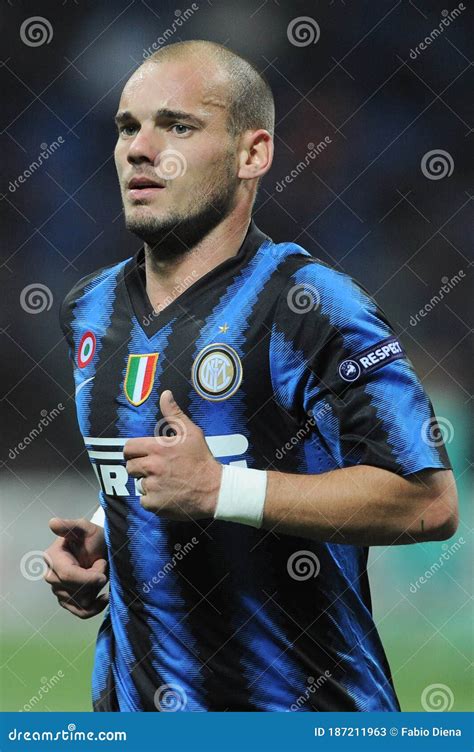 Wesley Sneijder During The Match Editorial Stock Photo Image Of