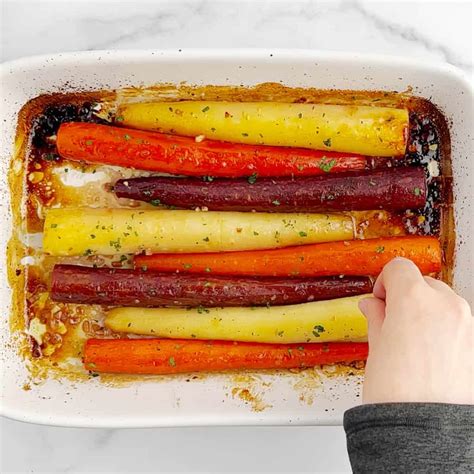 Honey Garlic Butter Roasted Carrots Slide Image10 Northern Yum