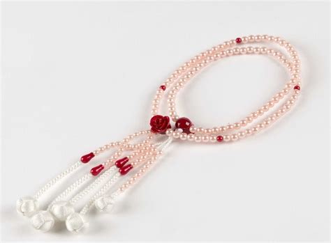 Sgi Soka Gakkai Prayer Beads S Size Red Rose Kongodo Sgi Store