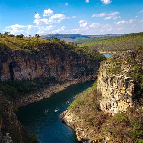 Capitolio Minas Gerais Countryside Side In Brazil With Beautiful