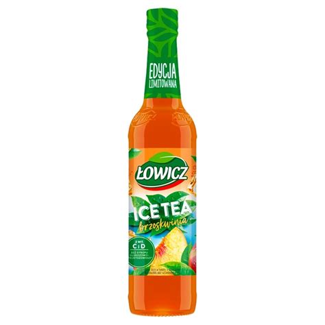 Łowicz Ice Tea Suplement diety w syropie brzoskwinia 400 ml Zakupy