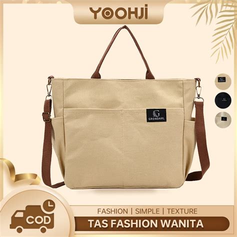 Jual Yoohui Bb028 Tote Bag Wanita Tas Selempang Wanita Tas Nilon Tas