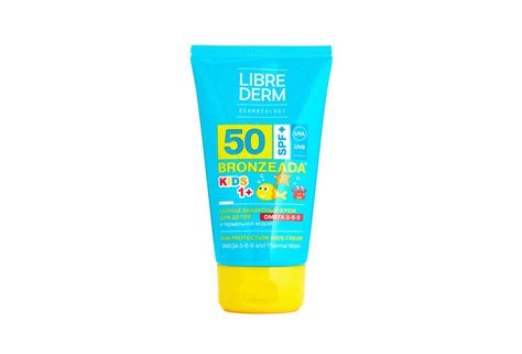 Солнцезащитный крем для детей SPF50+ с Омега 3- LIBREDERM Bronzeada ...