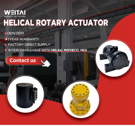 Factory Direct Supply L10 Series Helical Hydraulic Rotary Actuator Oem