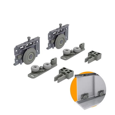 Kit Sistema Para Porta De Correr Ro Guia Universal Rometal