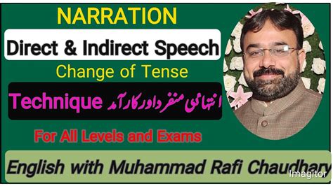 Direct And Indirect Speech Narration For All Competitive Exams English