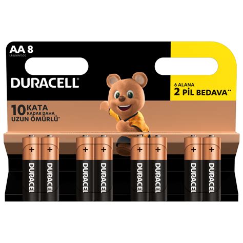 AA Alkalin Piller Duracell Piller