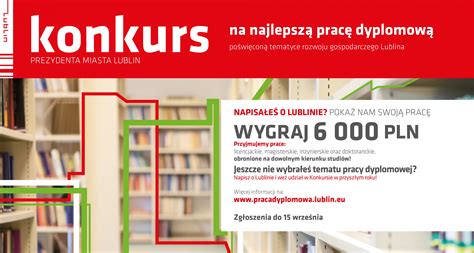 Konkurs Prezydenta Miasta Lublin na najlepszą pracę dyplomową