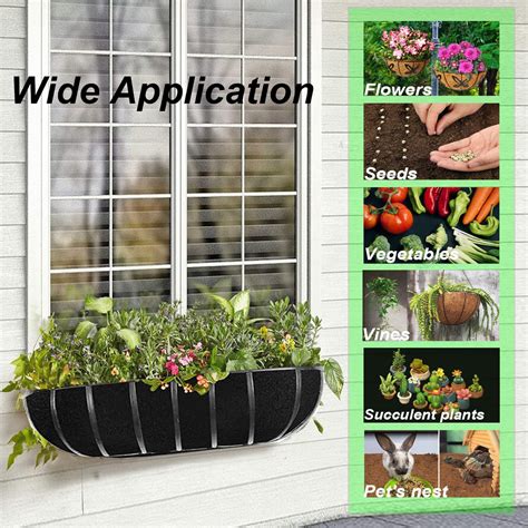 fabric planter basket liner bexikou  pack   durable hanging