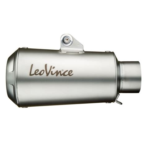 Échappement silencieux Slip On LeoVince LV 10 acier inox pour Aprilia