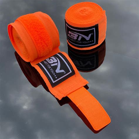 Боксерские бинты BN fight эластичные оранжевые 5 м за 650 рублей ...