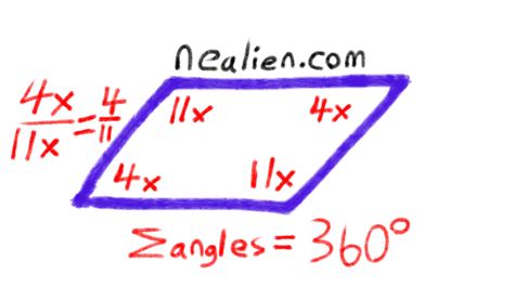 Angles Of A Parallelogram