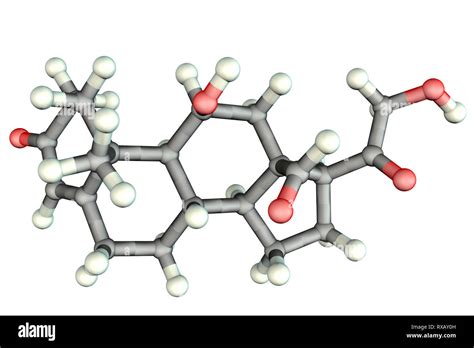 Aldosterone Hormone Molecular Model Stock Photo Alamy