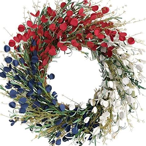 Amazon Patriots Decor For Bedroom Front Door Patriotic Wreath 4th