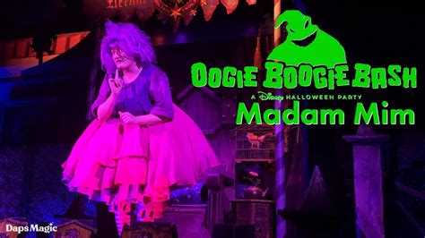 Madam Mim Oogie Boogie Bash Halloween Time 2022 Youtube