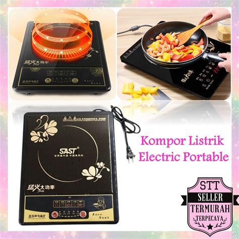 Jual Stt Kompor Listrik Electric Stove Portable Hotplate Electric Cooking Kompor Mini Satu