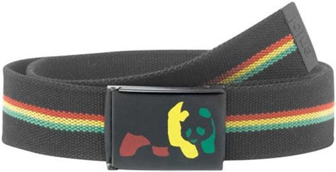 Enjoi Rasta Panda Web Belt Black