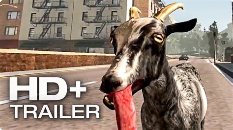 Goat Simulator Launch Trailer German Deutsch Hd 2015 Youtube