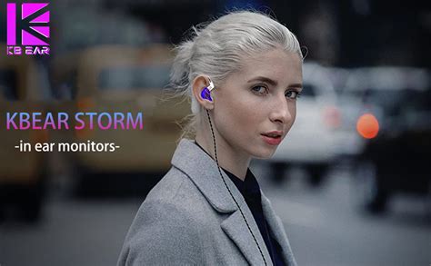 Yinyoo KBEAR Storm Wired Earbuds 10mm Dynamic Driver HiFi In Ear