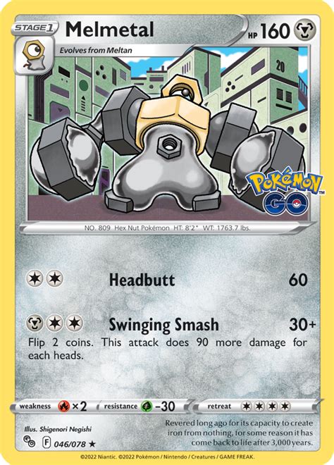 Melmetal Pokemon Go Pokemon Card Pikawiz