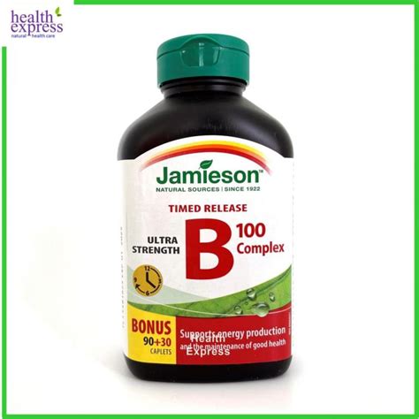 Jamieson Ultra Strength Vitamin B Complex 100 Time Release 120