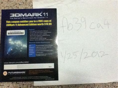 Wts 3dmark 11 Advanced Edition Key