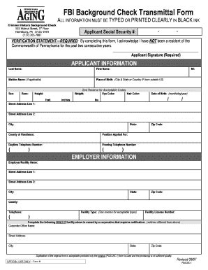 Fbi Background Check Form Fill And Sign Printable Template Online