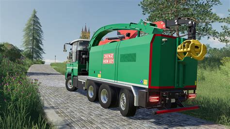 FS19 JENZ HEM 821Chipper Truck v 1 0 0 0 Trucks MAN Mod für Farming