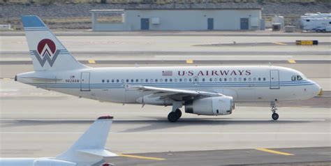 N828AW Airbus A319 US Airways Phoenix Sky Harbour Graham Tiller