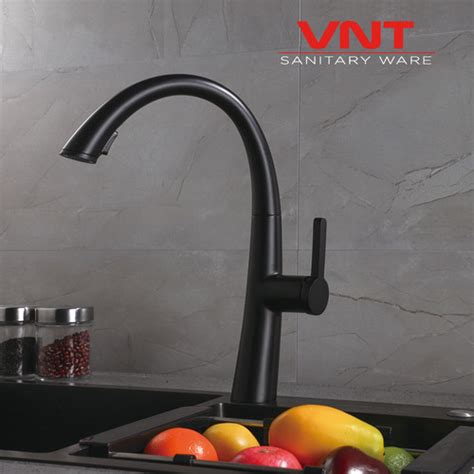 Jual Vnt Keran Cuci Piring Hitam Minimalis Kran Air Dapur Flexible