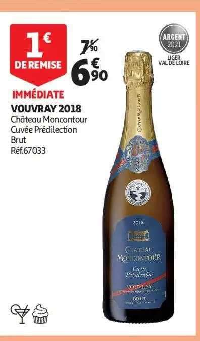 Promo Vouvray Ch Teau Moncontour Cuv E Pr Dilection Brut Chez