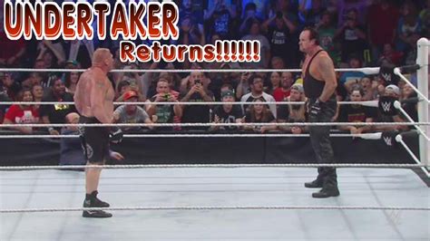 Undertaker Returns At WWE Battleground 2015 Likely To Face Brock