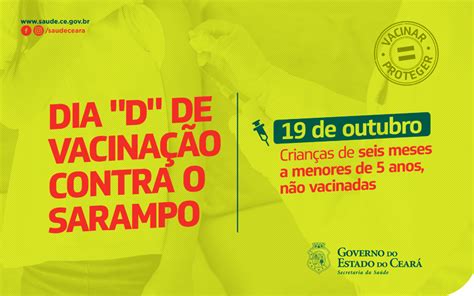 Dia D Da Campanha Contra O Sarampo Acontece Neste Sábado 19 Governo