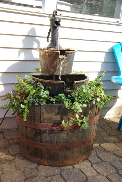 Budget Friendly Wine Barrel Fountains Perfect For Your Outdoors