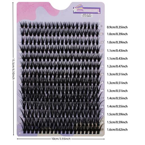 Buy 14 Rows 280 Clusters 40d Mix 9 16mm Cluster Lashes Extension