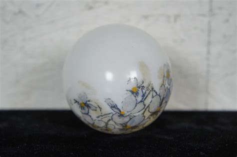 Antique Victorian Hand Blown Milk Glass Easter Egg Chicks Hot Air