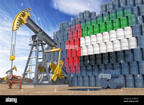 Oil Production And Extraction In Uae United Arab Emirates Oil Pump