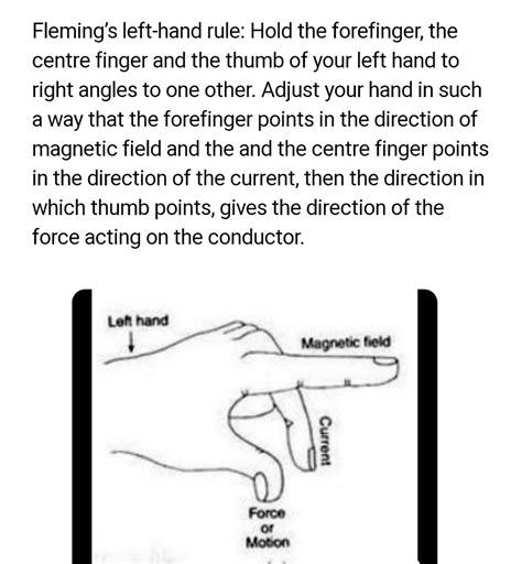 WHAT IS FLEMING'S LEFT HAND RULE EXPLAIN WITH DIAGRAM VEDIO AND FULL ...