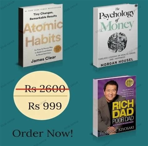 Best Deals For Atomic Habits The Sychology Of Money Rich Dad Poor Dad