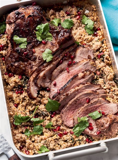 Nadiya Hussain S Lemon Lamb With Jewelled Couscous Recipe Couscous