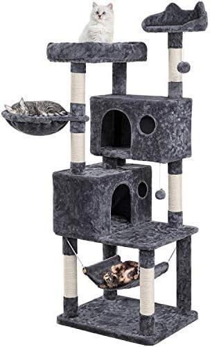 Yaheetech 163cm Cat Tree Large Cat Tower With Condos Scratching Posts