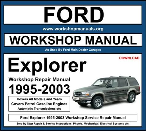 Ford Explorer 1995 2003 Workshop Service Repair Manual Download